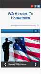 Mobile Screenshot of heroes2hometownwa.org