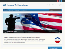 Tablet Screenshot of heroes2hometownwa.org